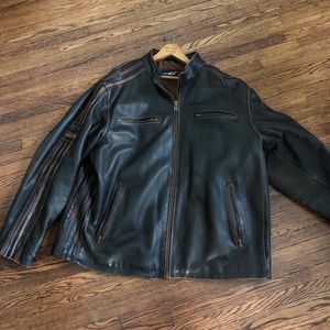 Wilson’s Leather, Black Rivet Jacket